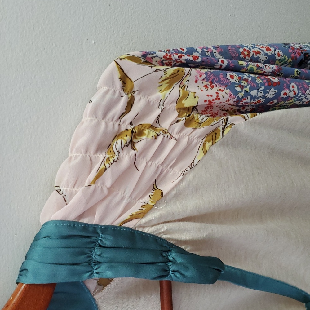 Anthropologie - Tiny Eleanor Balloon Sleeve Top Size XL Floral Print - Picture 4 of 13
